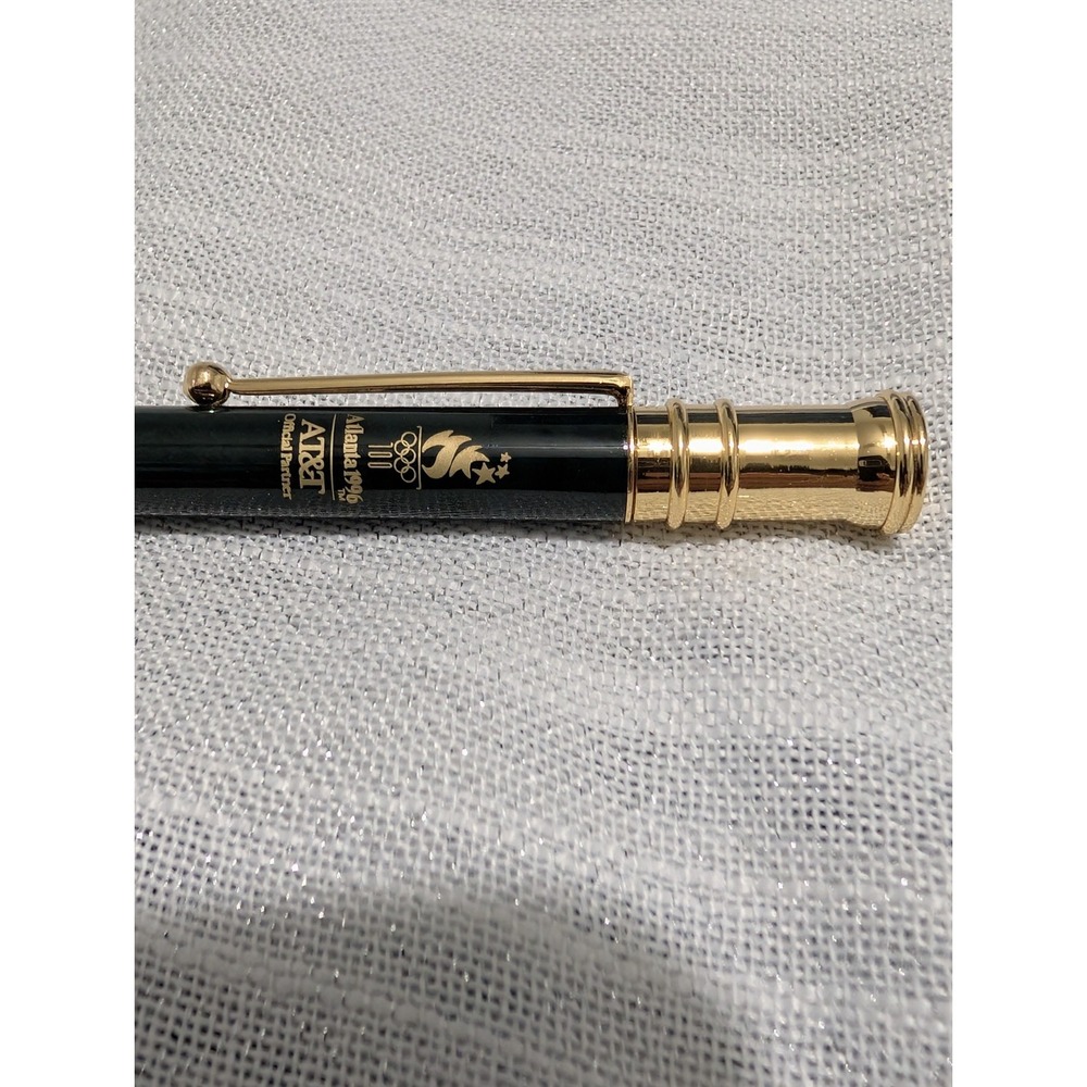 VTG 1996‎ Atlanta Olympics Ballpoint Pen AT&T Official Partner Torch Style Twist